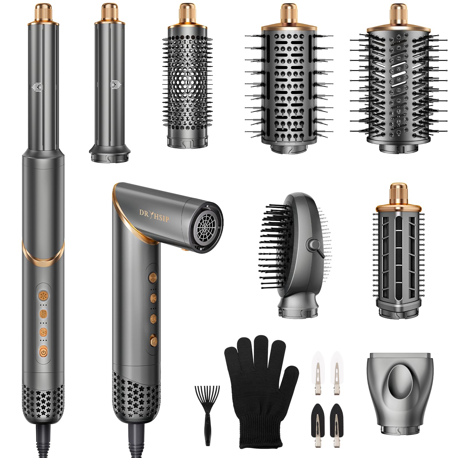 Amazon.com : 8 in 1 Hair Styler & Air Dryer Brush, High-Speed